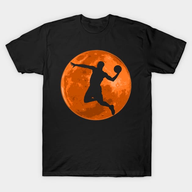 Slam Moon T-Shirt by nickbeta